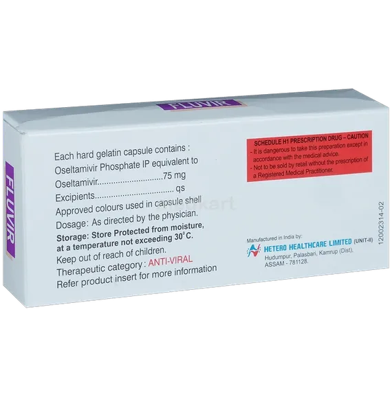 fluvir 75mg capsule 10's